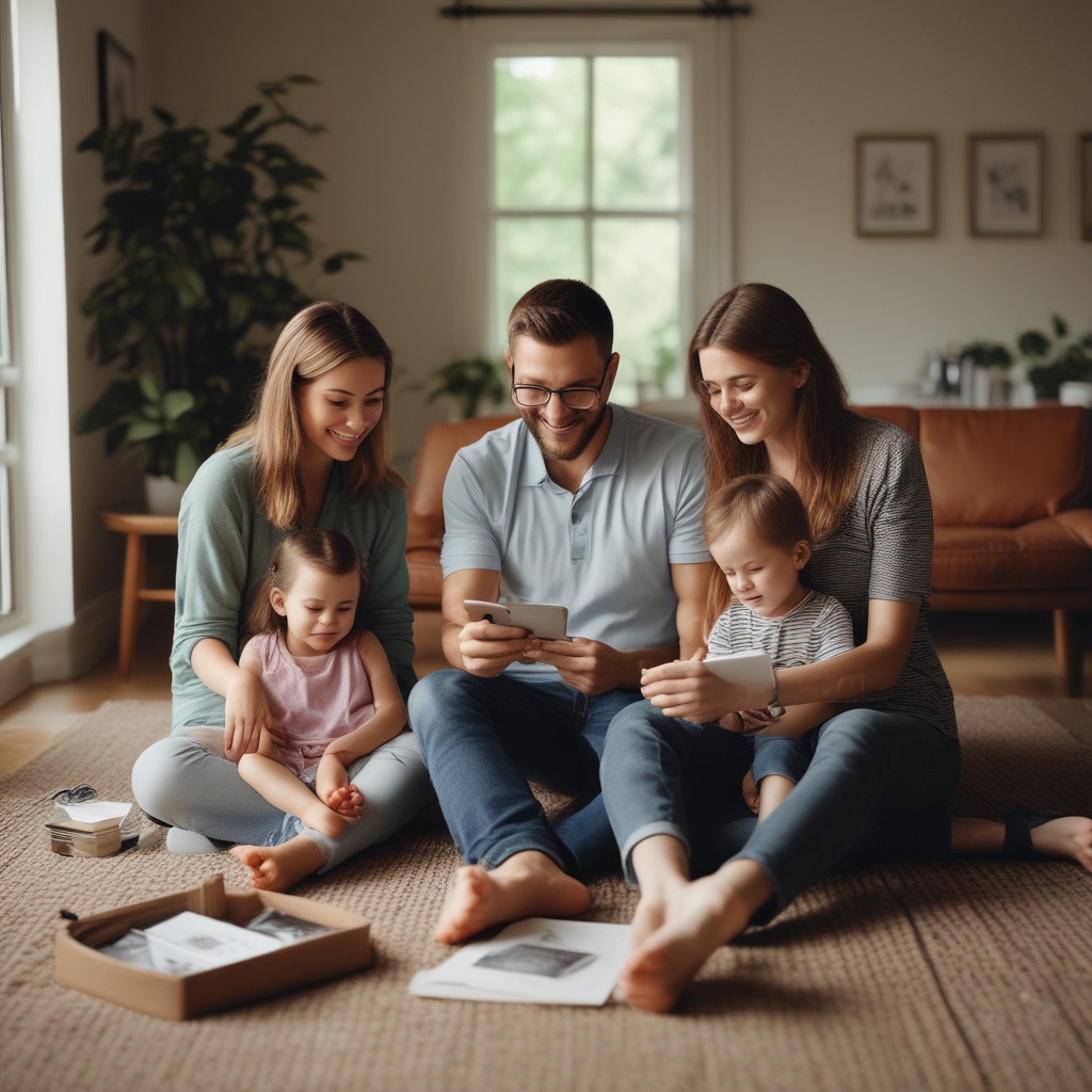 Family spending time together